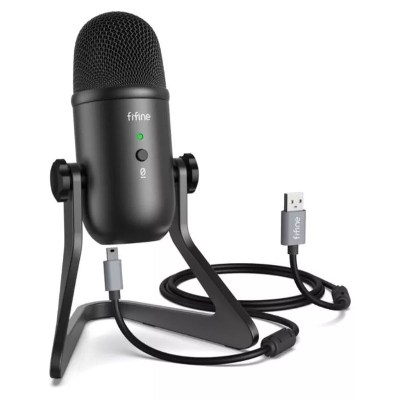 FIFINE - Microfono Streaming - Fifine K678 - Condensador - Negro