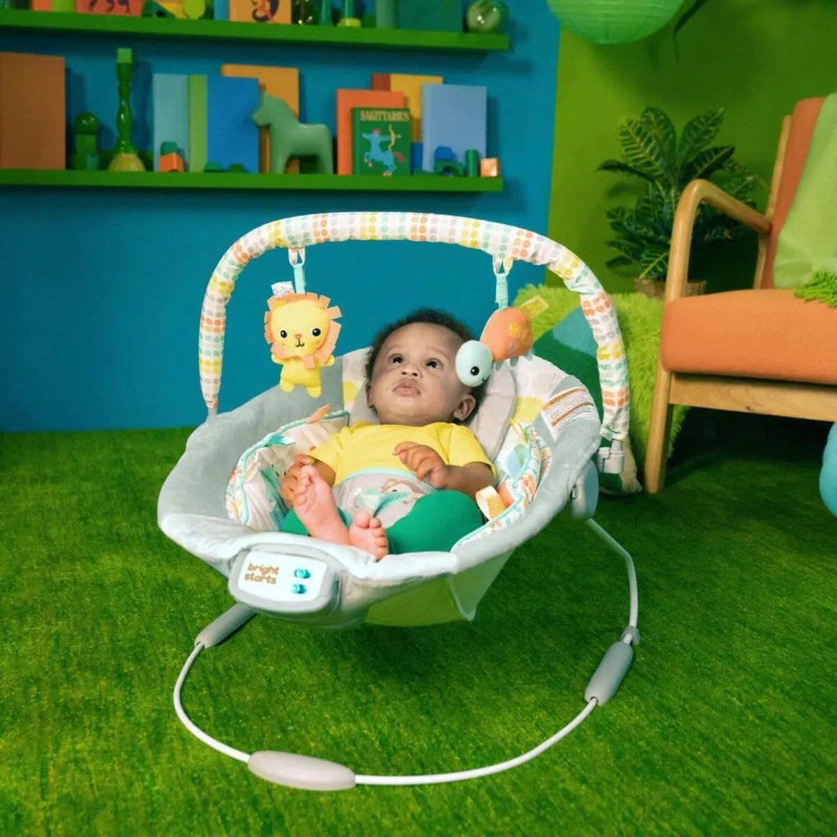 BRIGHT STARTS - Silla Nido Whimsical Wild Bright Starts