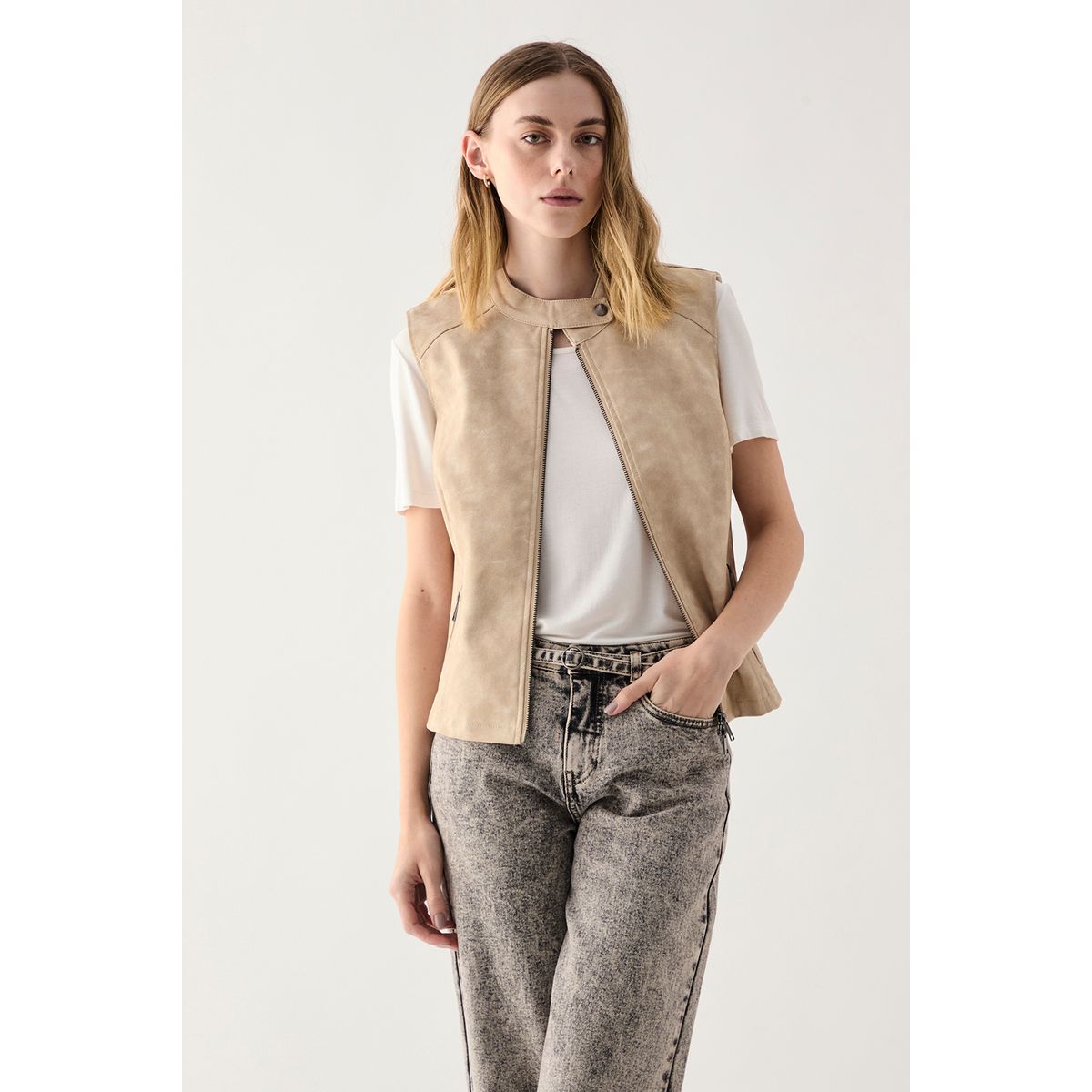 ASH - Chaqueta Beige Mujer Ash