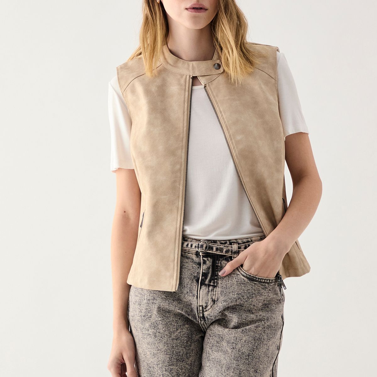 ASH - Chaqueta Beige Mujer Ash