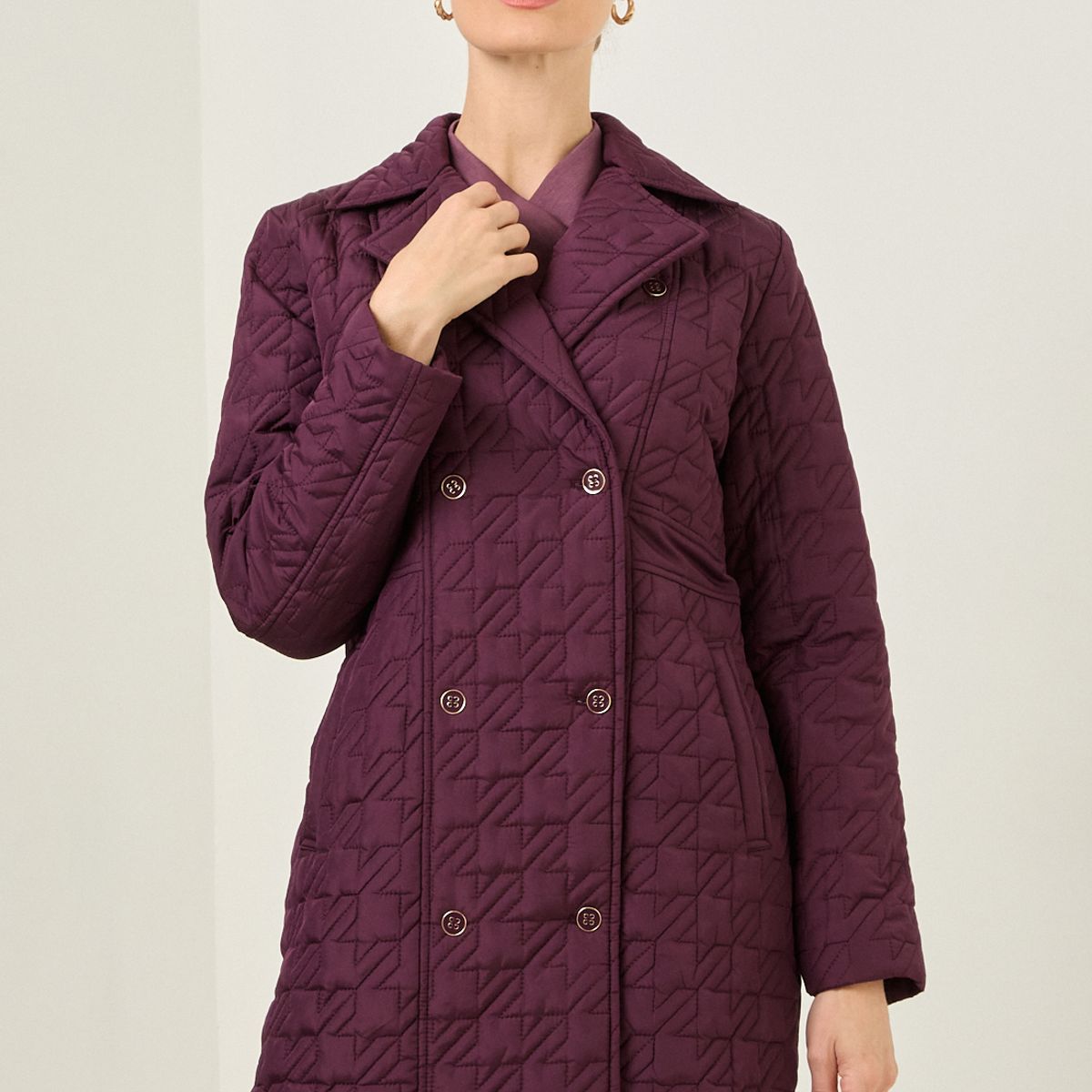 MA GRIFFE - Parka Burdeo Mujer Magriffe