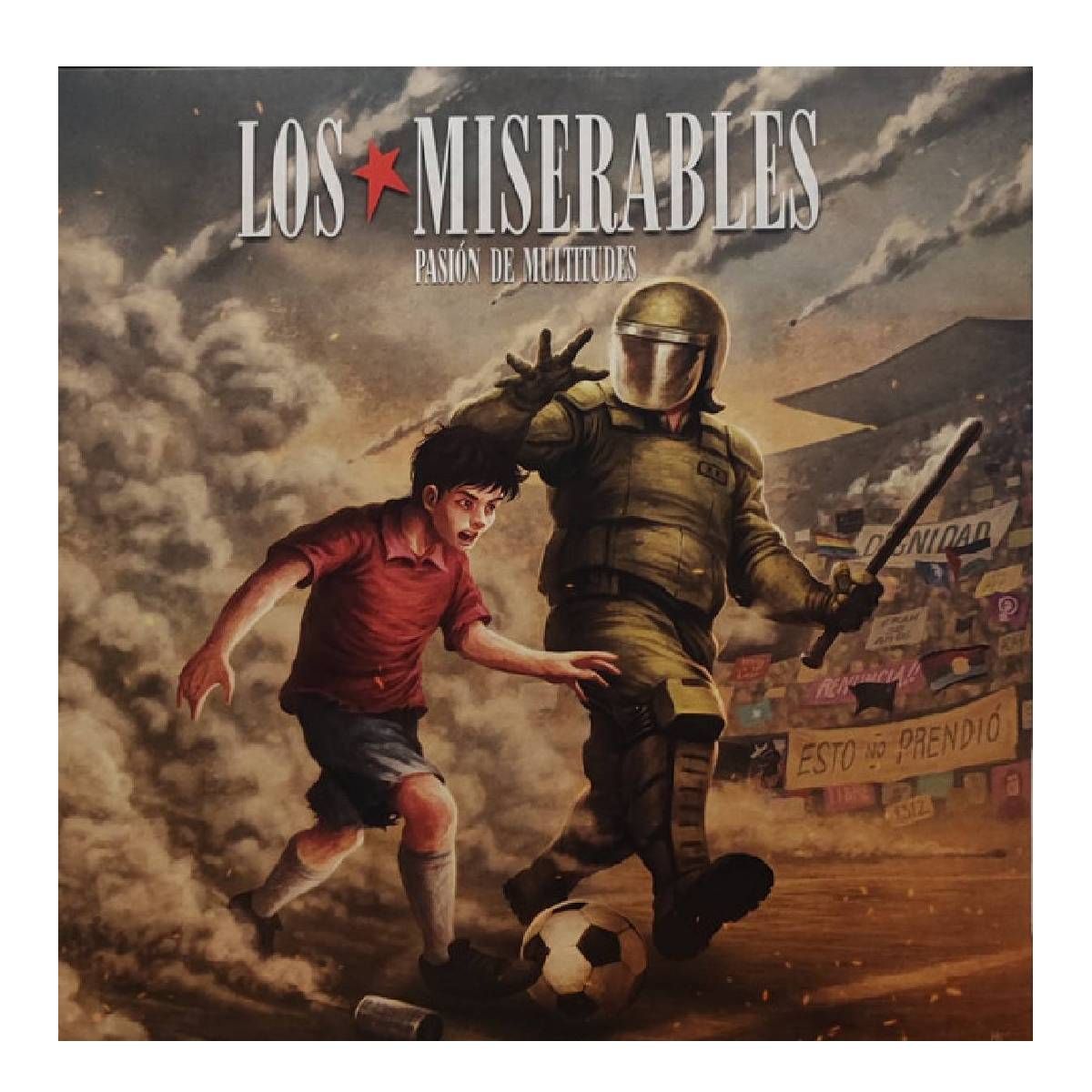 GRUPO LASER DISC - VINILO LOS MISERABLES PASION DE MULTITUDES 2LP
