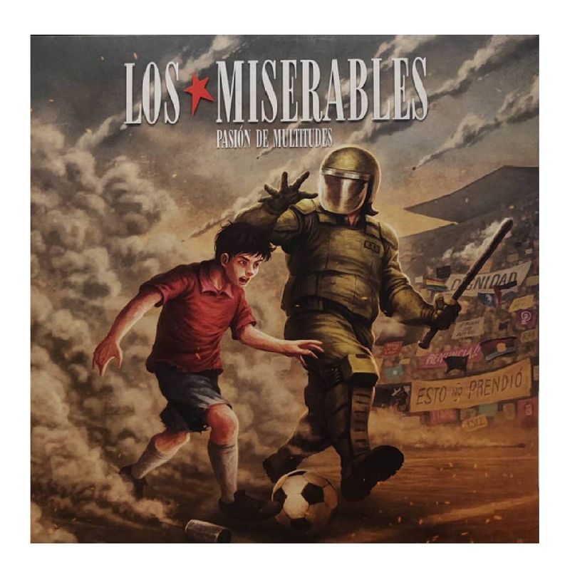 GRUPO LASER DISC - VINILO LOS MISERABLES PASION DE MULTITUDES 2LP