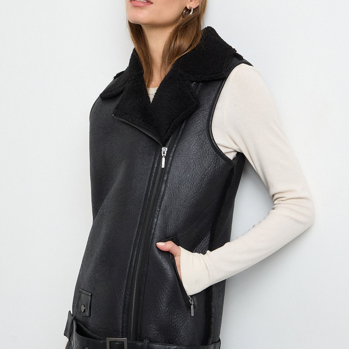 IO - Chaqueta Negro Mujer Io