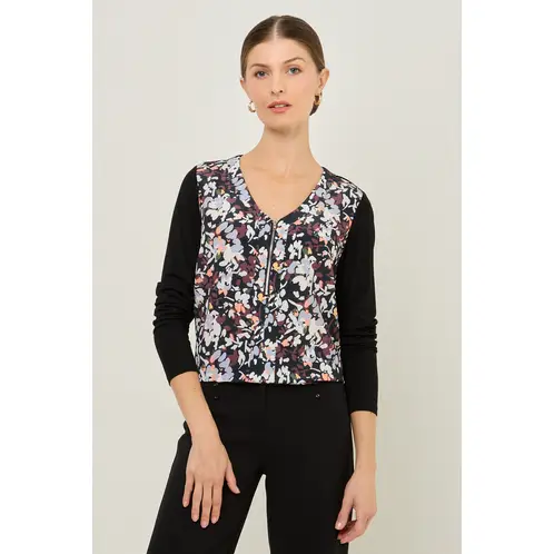 MA GRIFFE - Polera Manga Larga Negro Mujer Magriffe