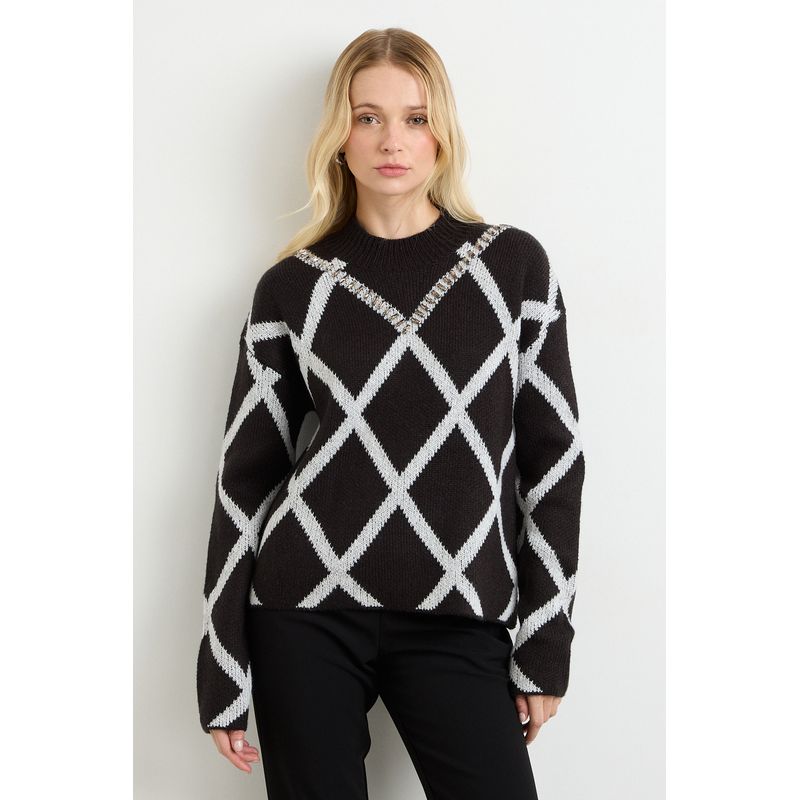 ASH - Sweater Negro Mujer Ash