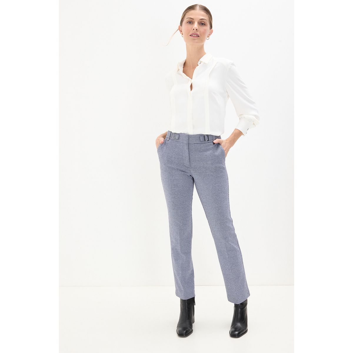 MA GRIFFE - Pantalon Negro Mujer Magriffe