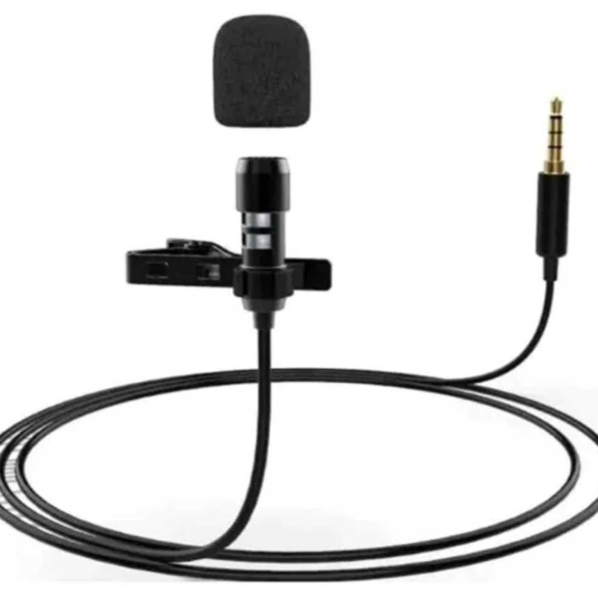 FIFINE - Microfono Streaming - Fifine Lavalier  C2 - Iphone/Android - Negro