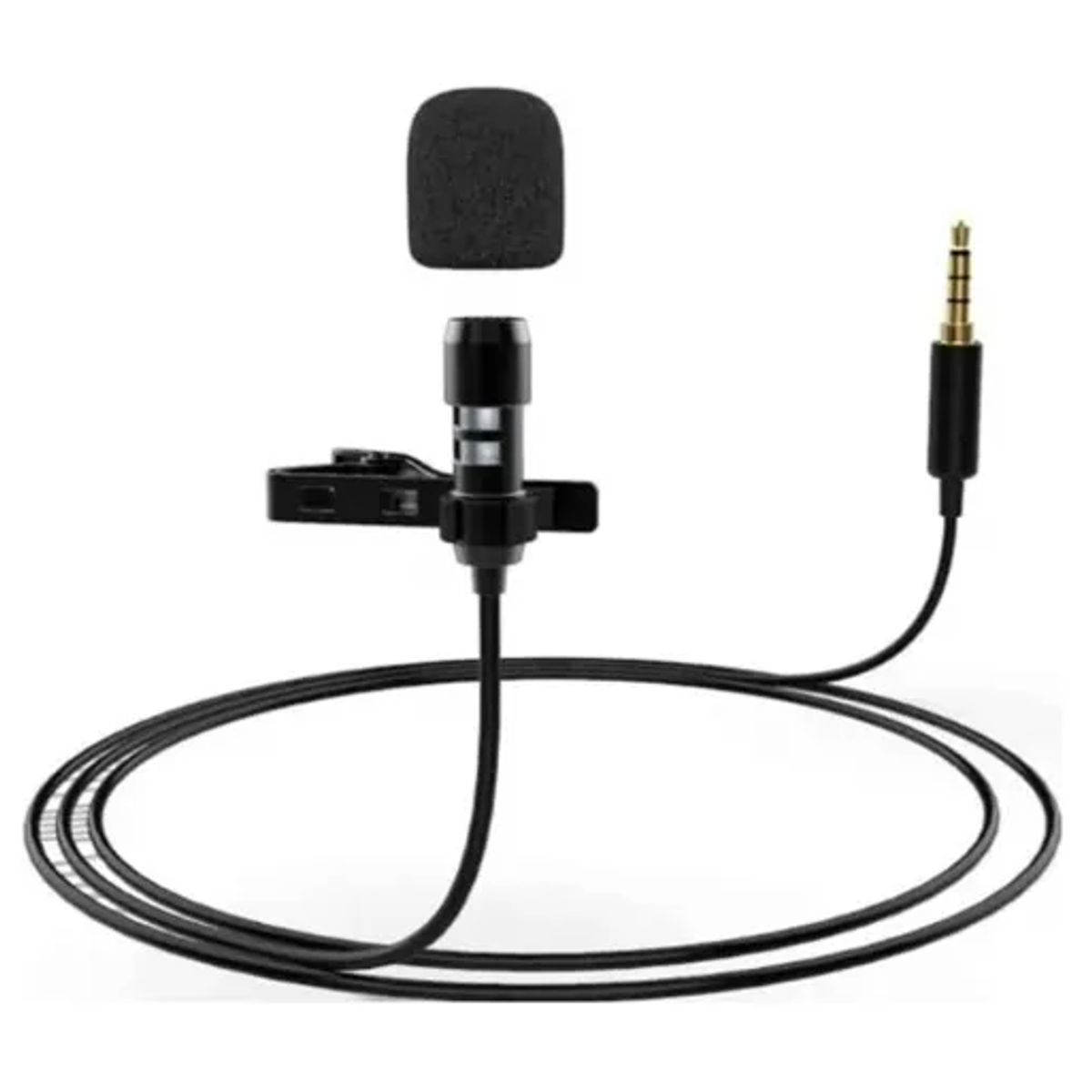 FIFINE - Microfono Streaming - Fifine Lavalier  C2 - Iphone/Android - Negro