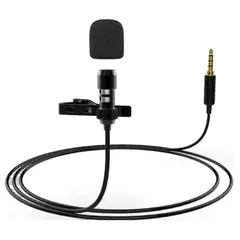 FIFINE - Microfono Streaming - Lavalier C2 - Iphone/Android - Negro