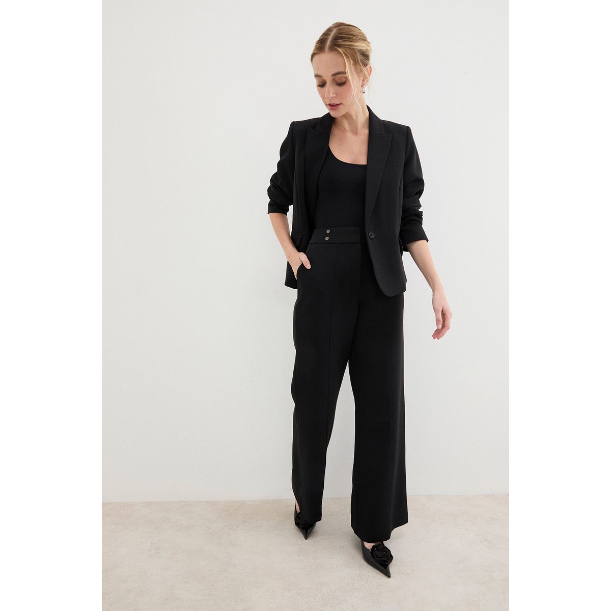 ASH - Pantalon Negro Mujer Ash