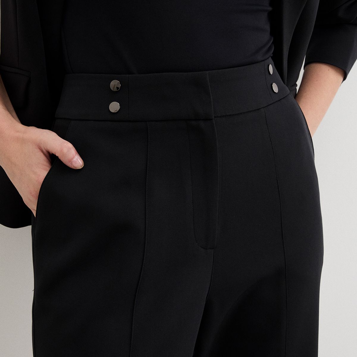 ASH - Pantalon Negro Mujer Ash