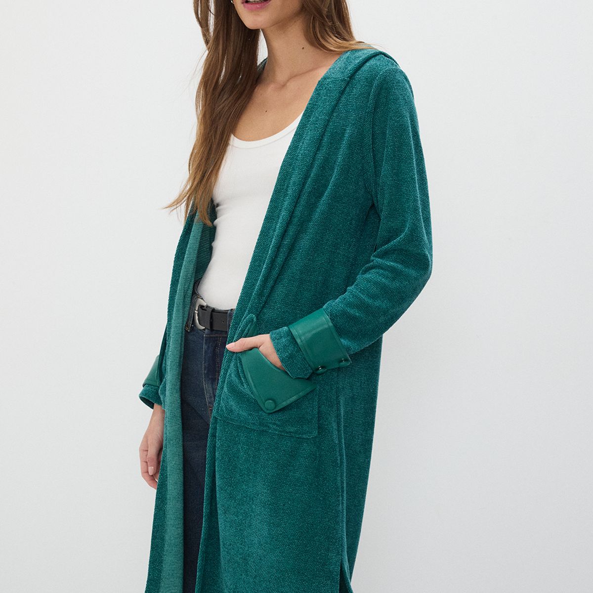 IO - Tapado Abierto Verde Cata Mujer Io