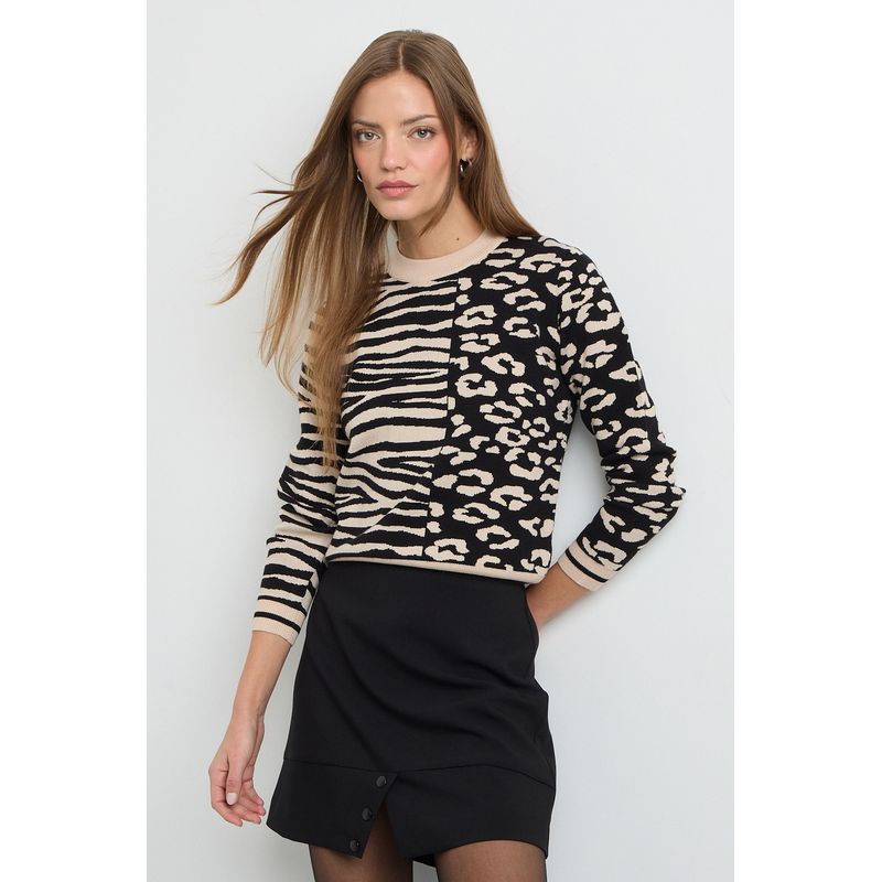 IO - Sweater Beige Mujer Io