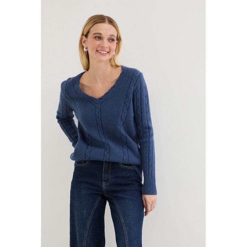 ASH - Sweater Azul Marino Mujer Ash