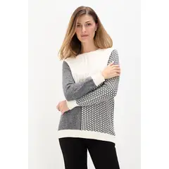 MA GRIFFE - Sweater Crudo Mujer Magriffe