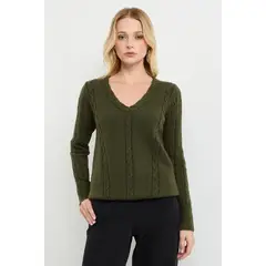 ASH - Sweater Verde Musgo Mujer