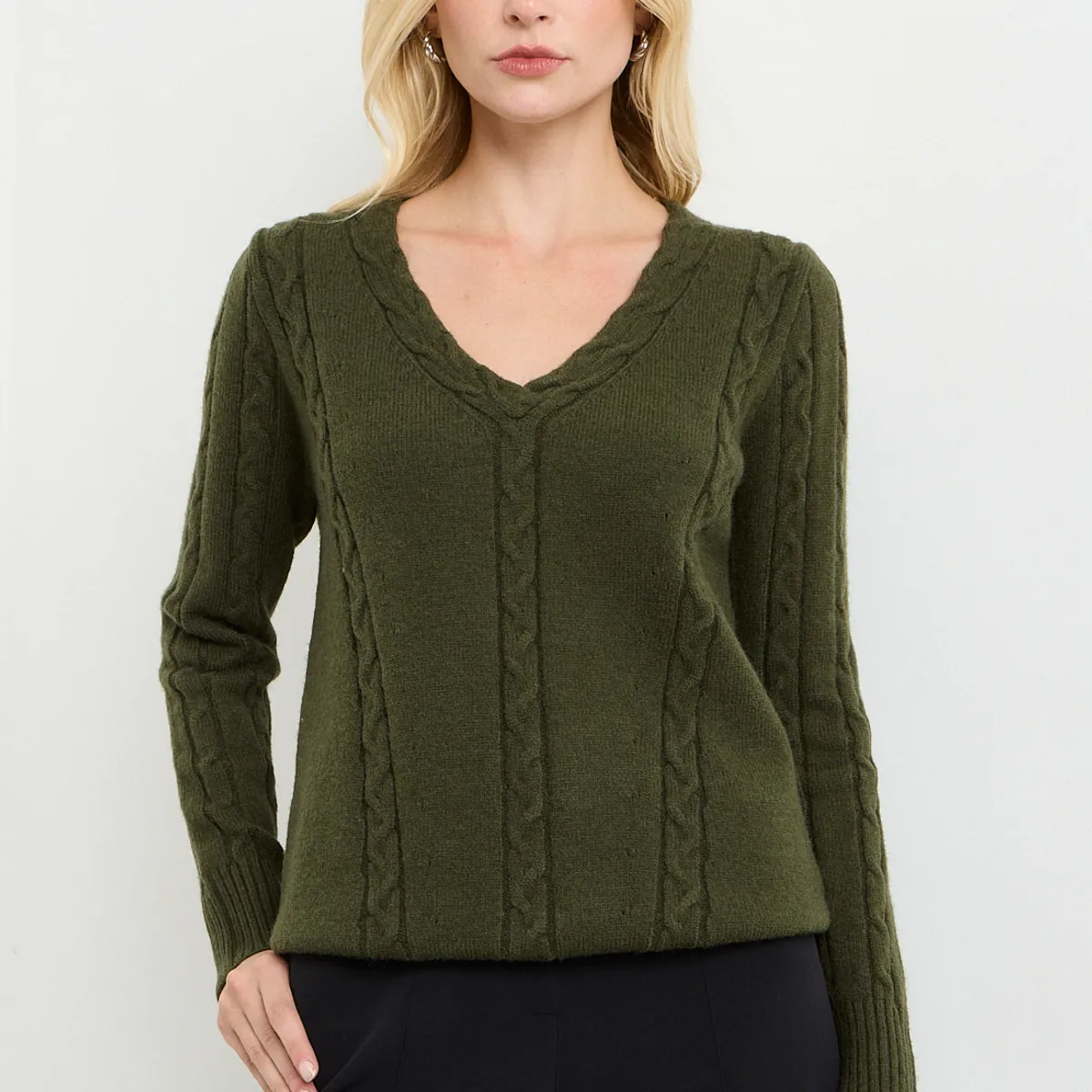 ASH - Sweater Verde Musgo Mujer Ash