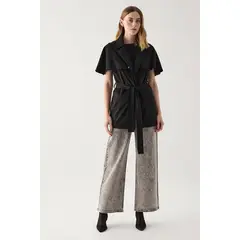 ASH - Trench Negro Mujer