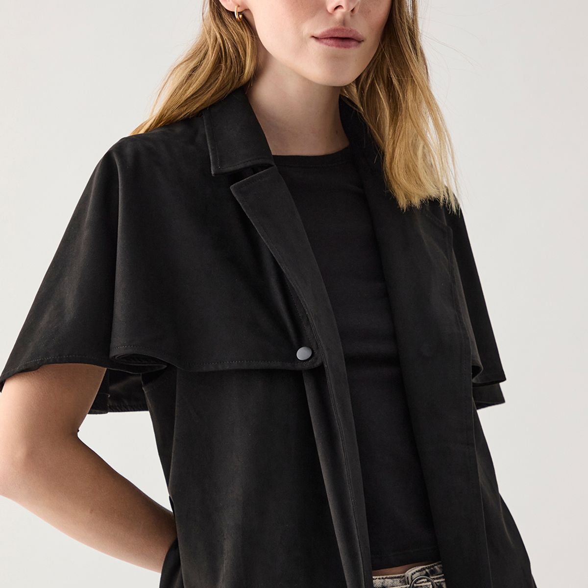 ASH - Trench Negro Mujer Ash