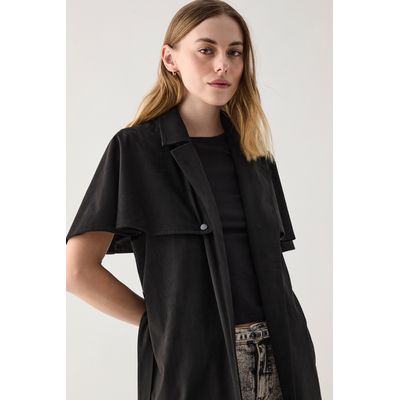 Imagen 2 del producto Trench Negro Mujer