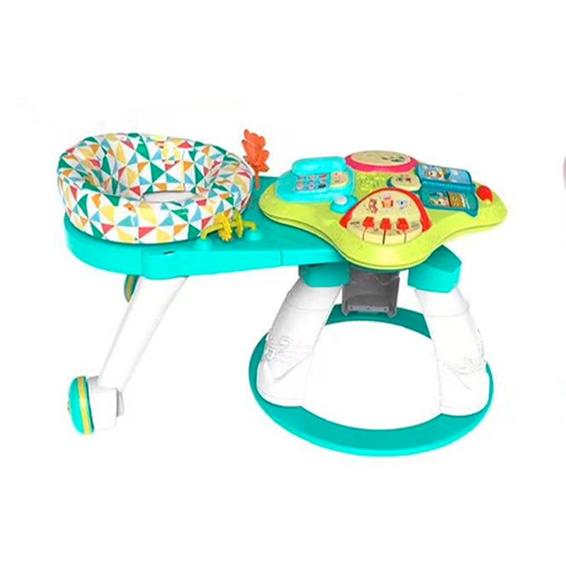 GENERICO - Silla Andador De Bebé 3 En 1 Con Mesa De Juegos Azul