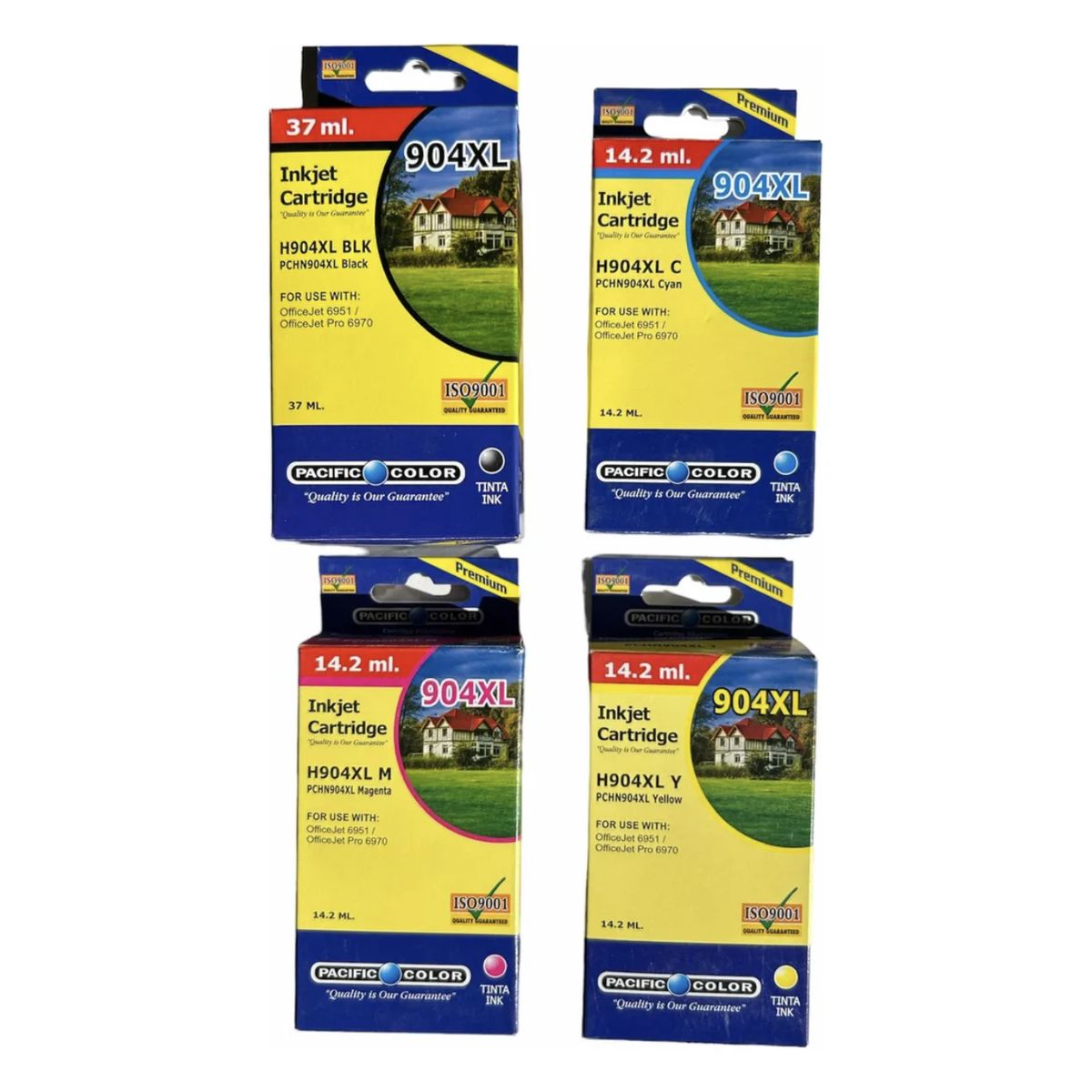 HP - PACK 4 CaARTUCHOS DE TINTAS ALTERNATIVAS XL PARA Hp 904