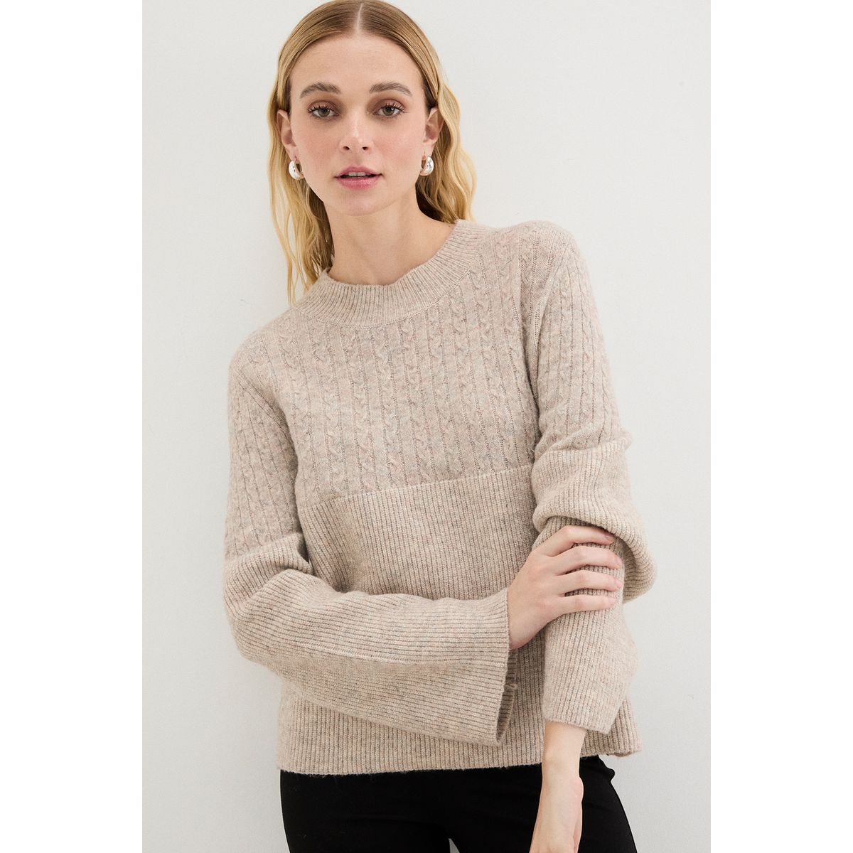 ASH - Sweater Beige Mujer Ash