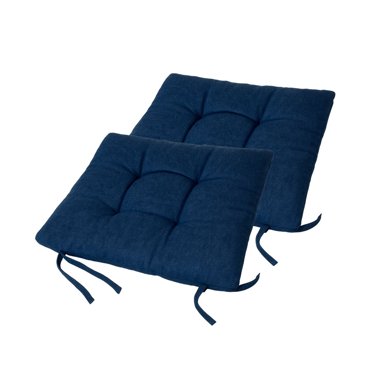 ARMONIA - Pack 2 Cojines Decorativos para Silla - Comodidad y Estilo Azul