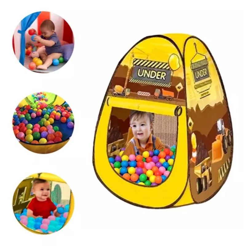 GENERICO - Carpa Infantil Piscina 100 Pelota Ingeniero Juego Niños