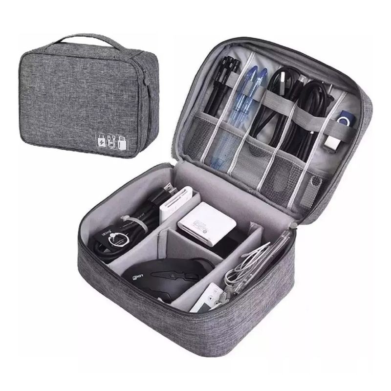 GENERICO - Estuche Organizador De Cables Bolso Ordenador Cables Viaje