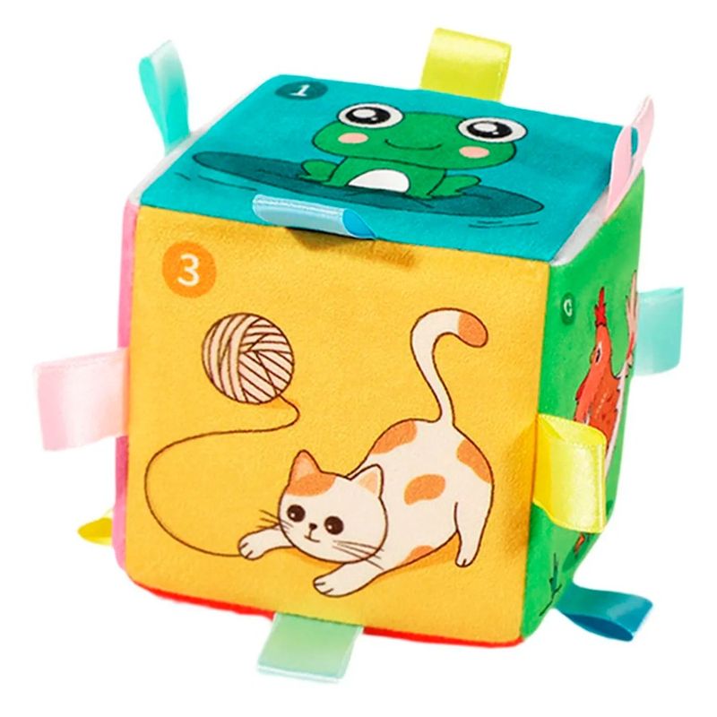 GENERICO - Cubo De Felpa Musical Para Bebés Con Diseño De Animales