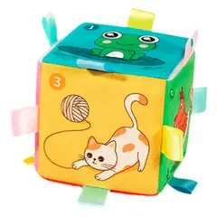 GENERICO - Cubo De Felpa Musical Para Bebés Con Diseño De Animales