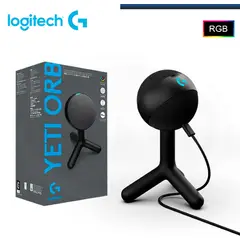 LOGITECH - Micrófono Streaming - Yeti Orb Condensador - RGB - USB