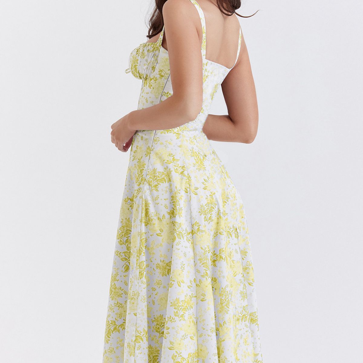 BLWOENS - Vestido casual para Mujer-Amarillo