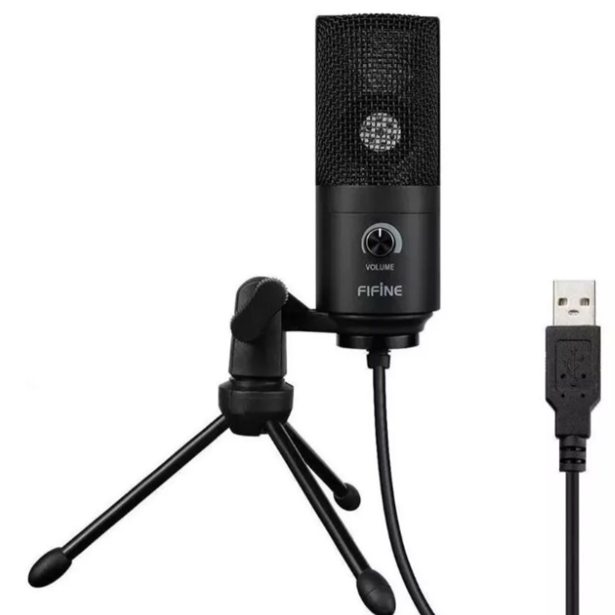 FIFINE - Micrófono Streaming - Fifine K669B - USB - Negro
