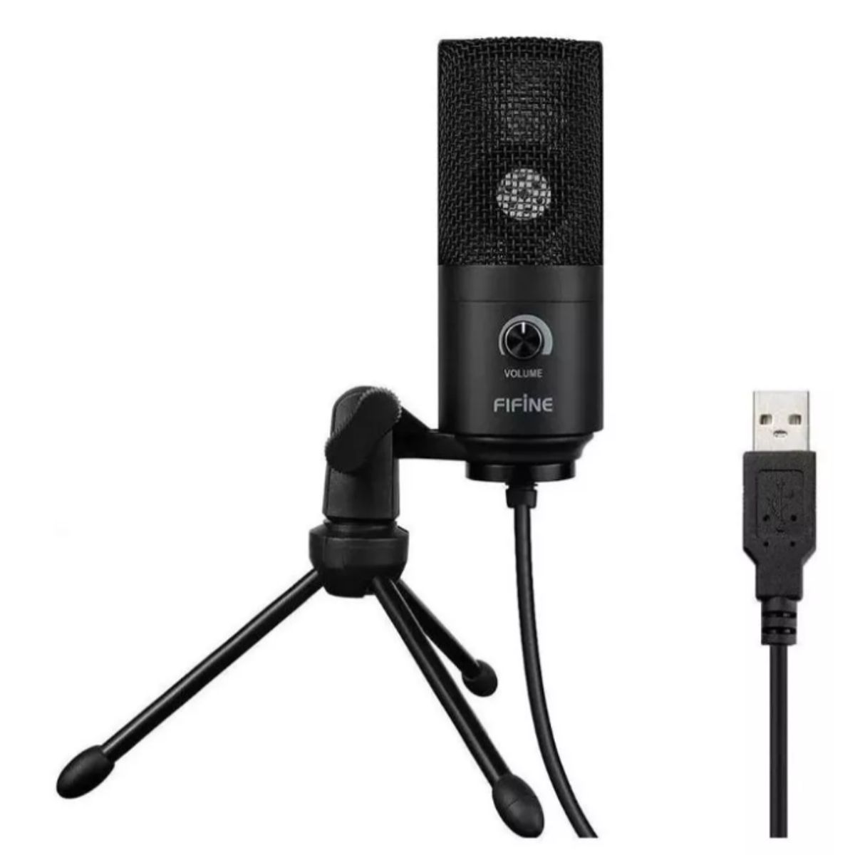 FIFINE - Micrófono Streaming - Fifine K669B - USB - Negro