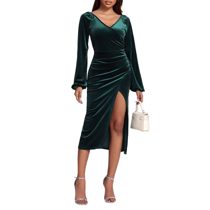BLWOENS - Vestidos casuales de para mujeres - Verde