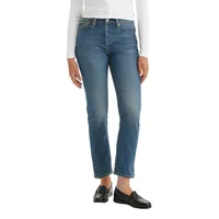 Jeans Mujer Wedgie Straight Azul