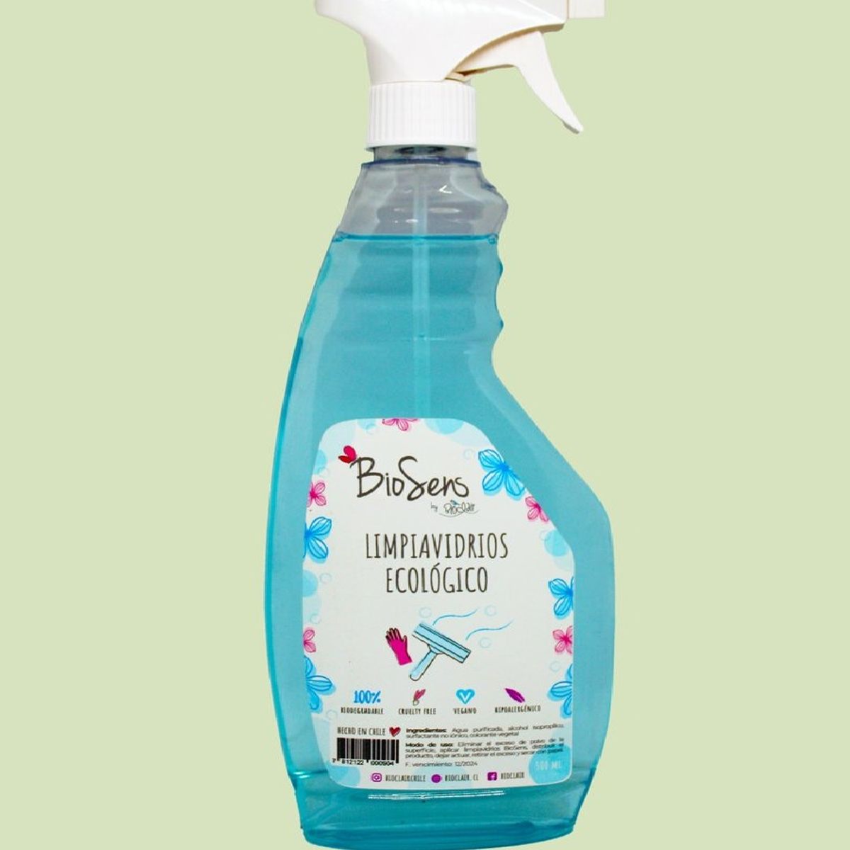 BIOSENS - Limpiavidrio Ecològico 500 ml Biosens