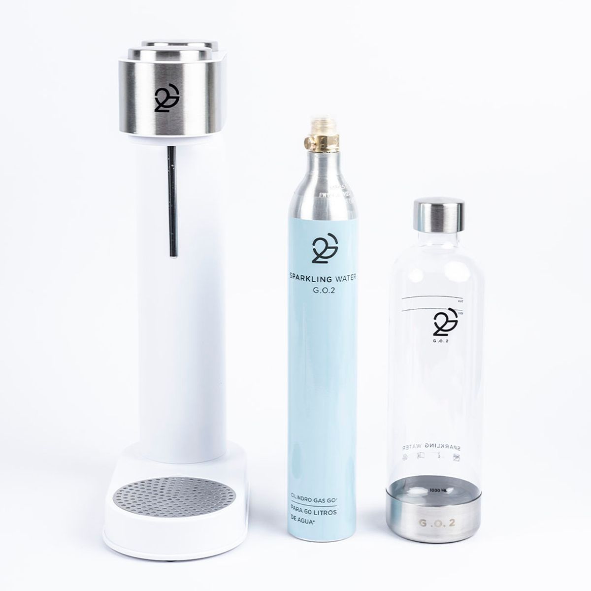 GO2 - Máquina Gasificadora Pack Simple Blanca GO2