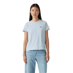 LEVIS - Polera Mujer Perfect Tee Celeste Levis_.