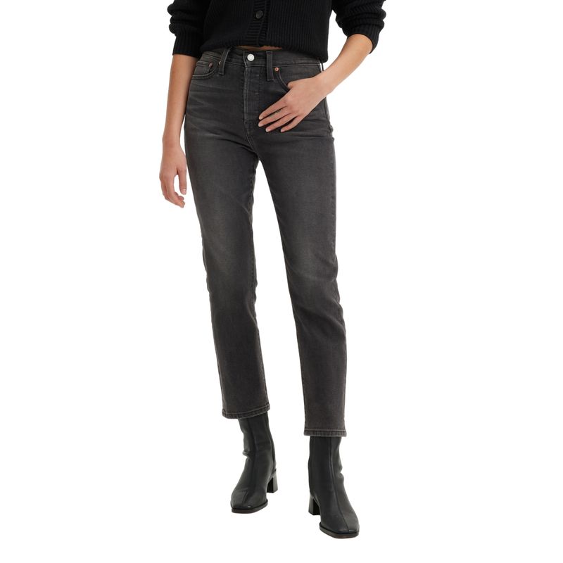LEVIS - Jeans Mujer Wedgie Straight Negro Levis
