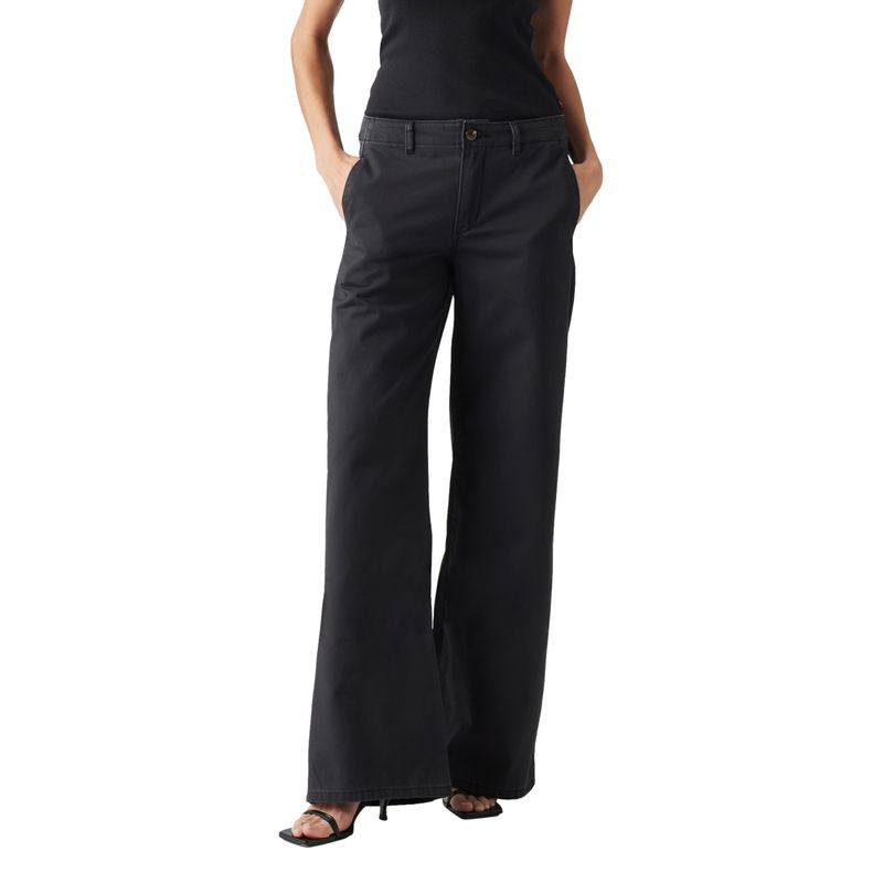 LEVIS - Pantalón Mujer XL Chino Negro Levis