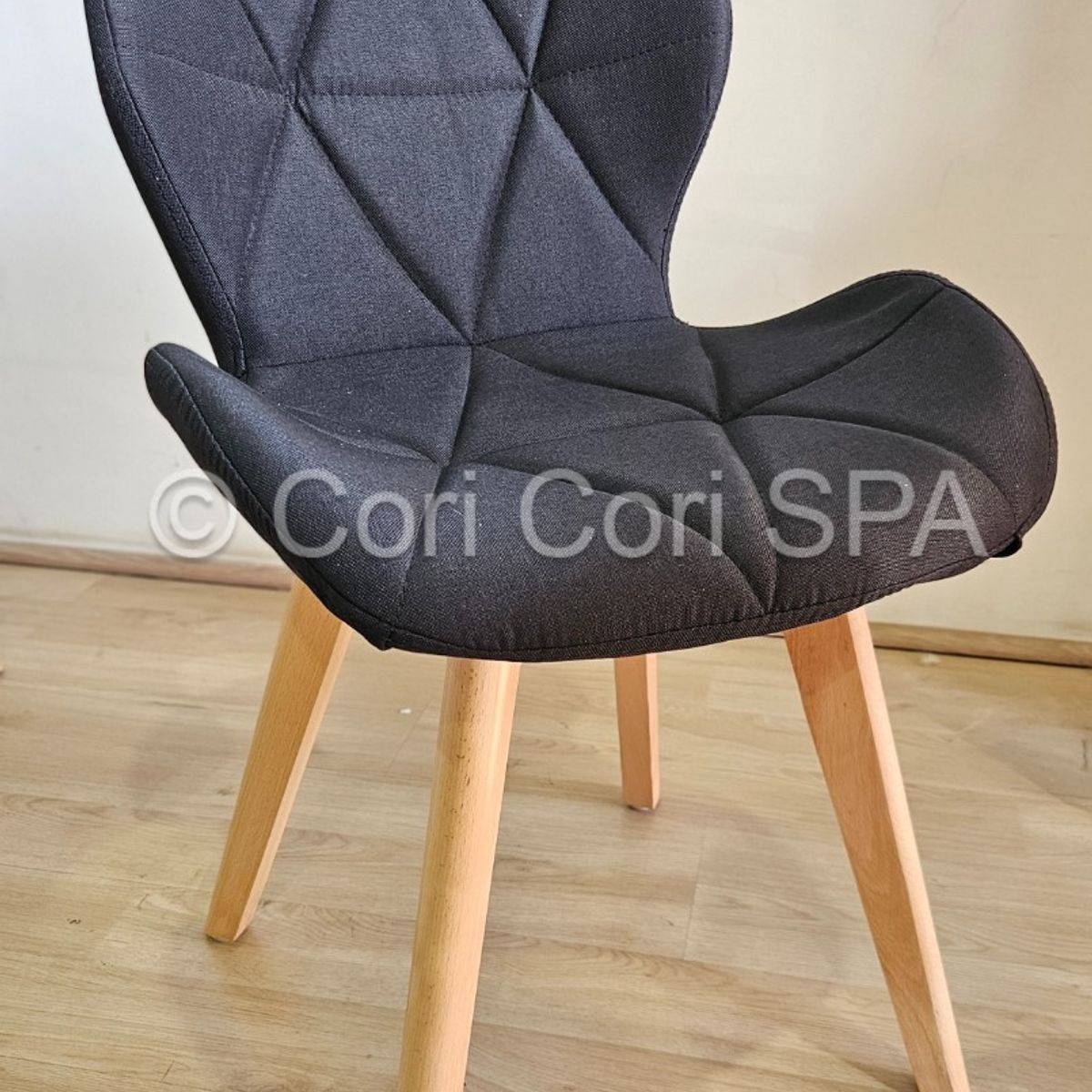 CORI CORI - Silla Mariposa Lino Negro