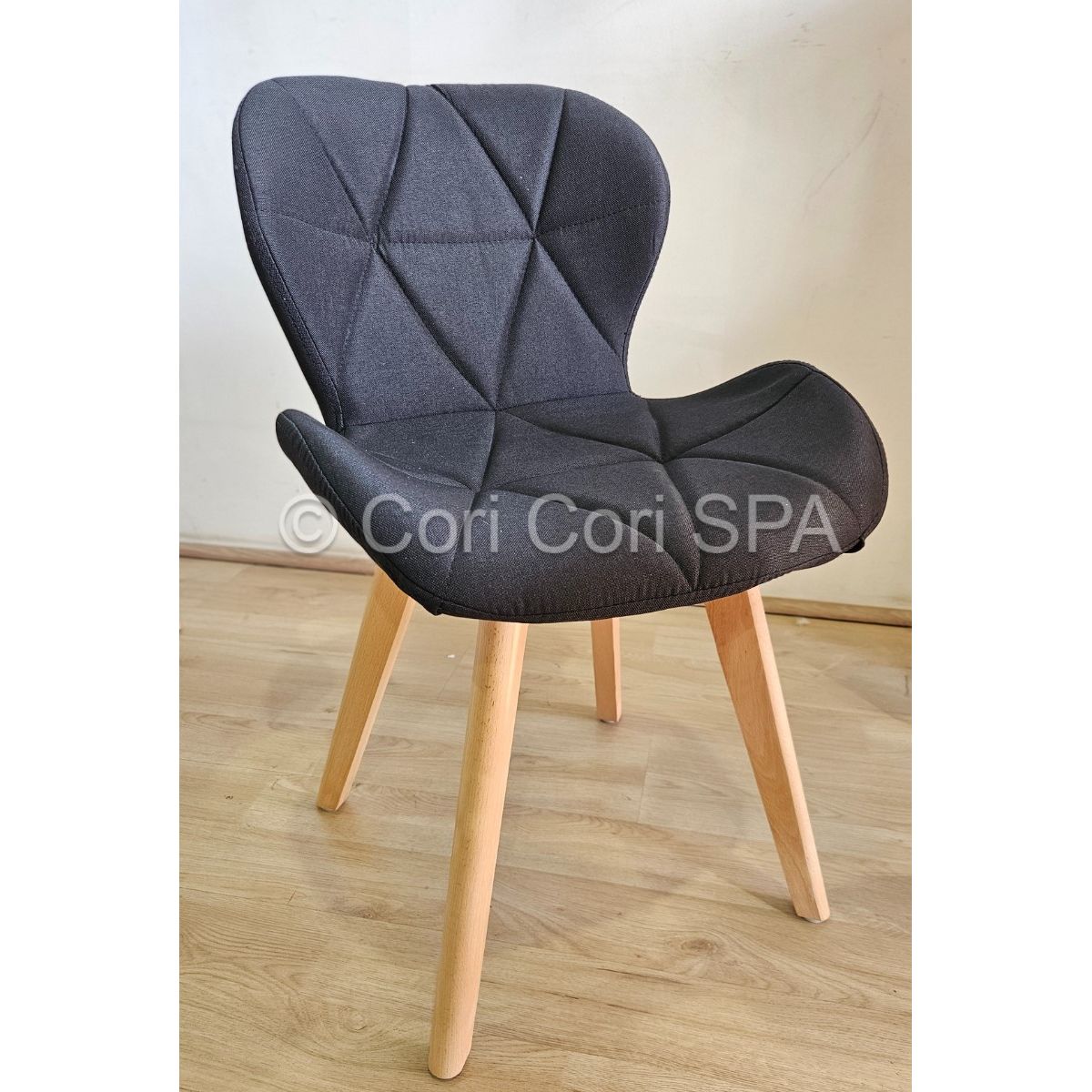 CORI CORI - Silla Mariposa Lino Negro