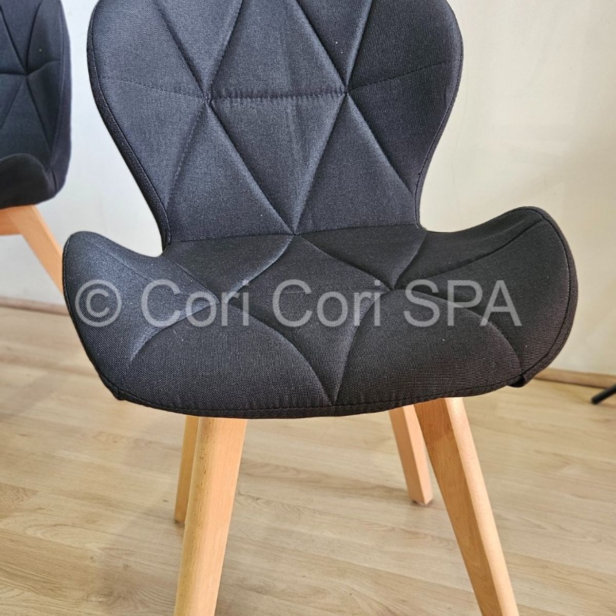 CORI CORI - Silla Mariposa Lino Negro
