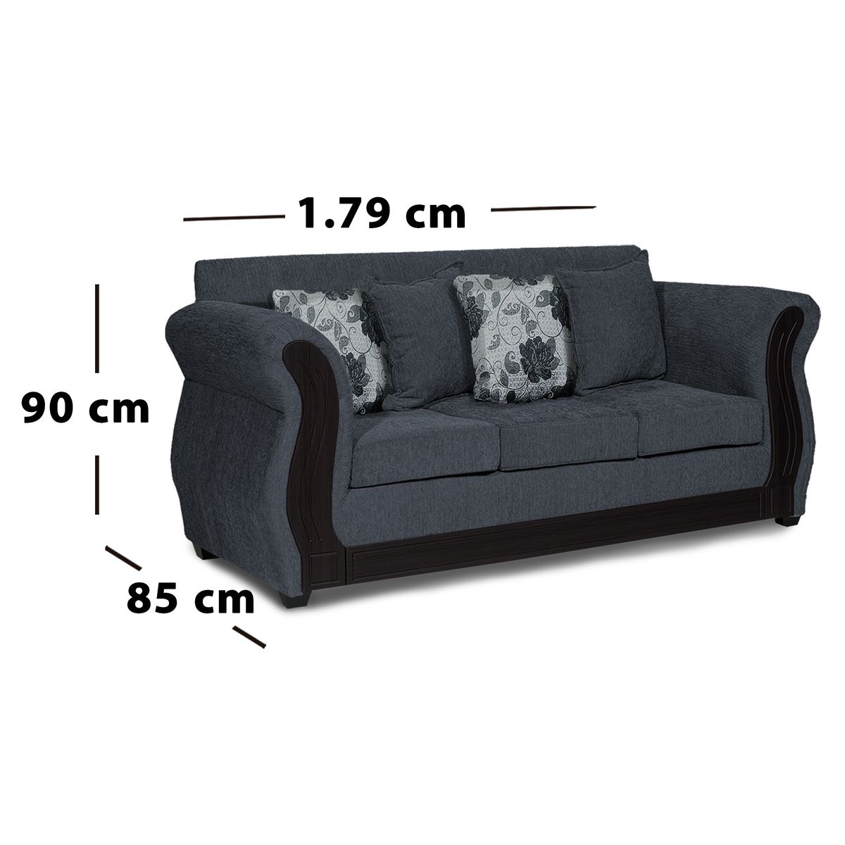 ADONIS LEUDH - Living 3+2+1+1 Caburgua Chenille Marengo