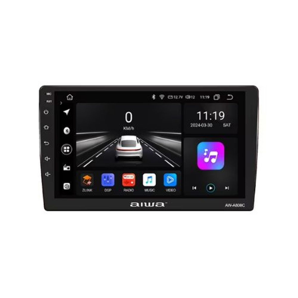 AIWA - Radio Auto Android Aiwa 2 Din Hd 9'' 2gb Ram Wifi Aw-A808C