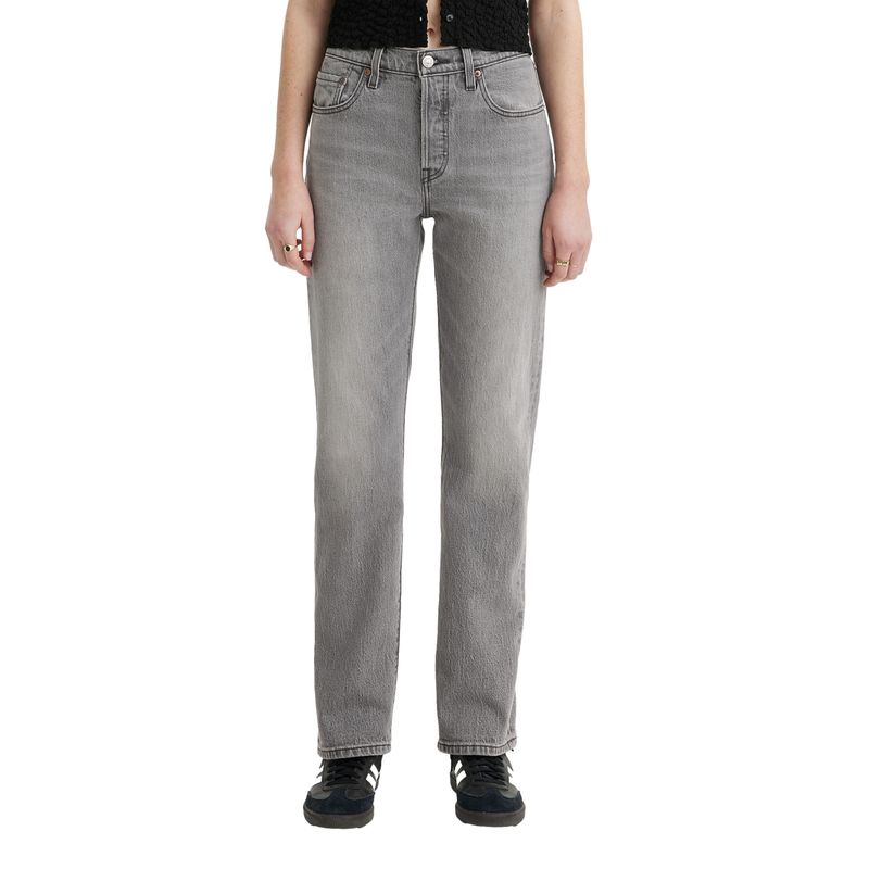 LEVIS - Jeans Mujer 501 Original Fit Gris Levis
